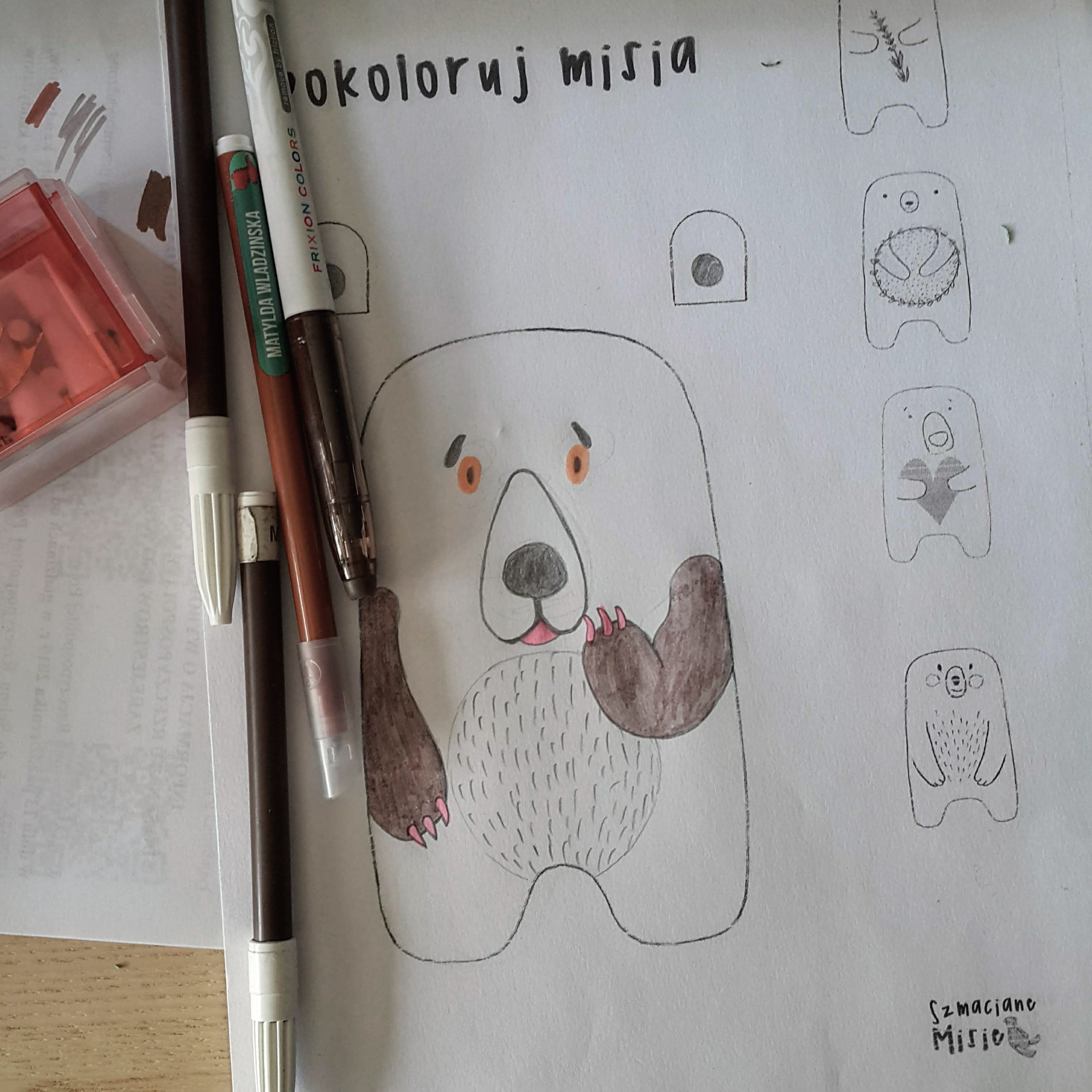 Pokoloruj misia